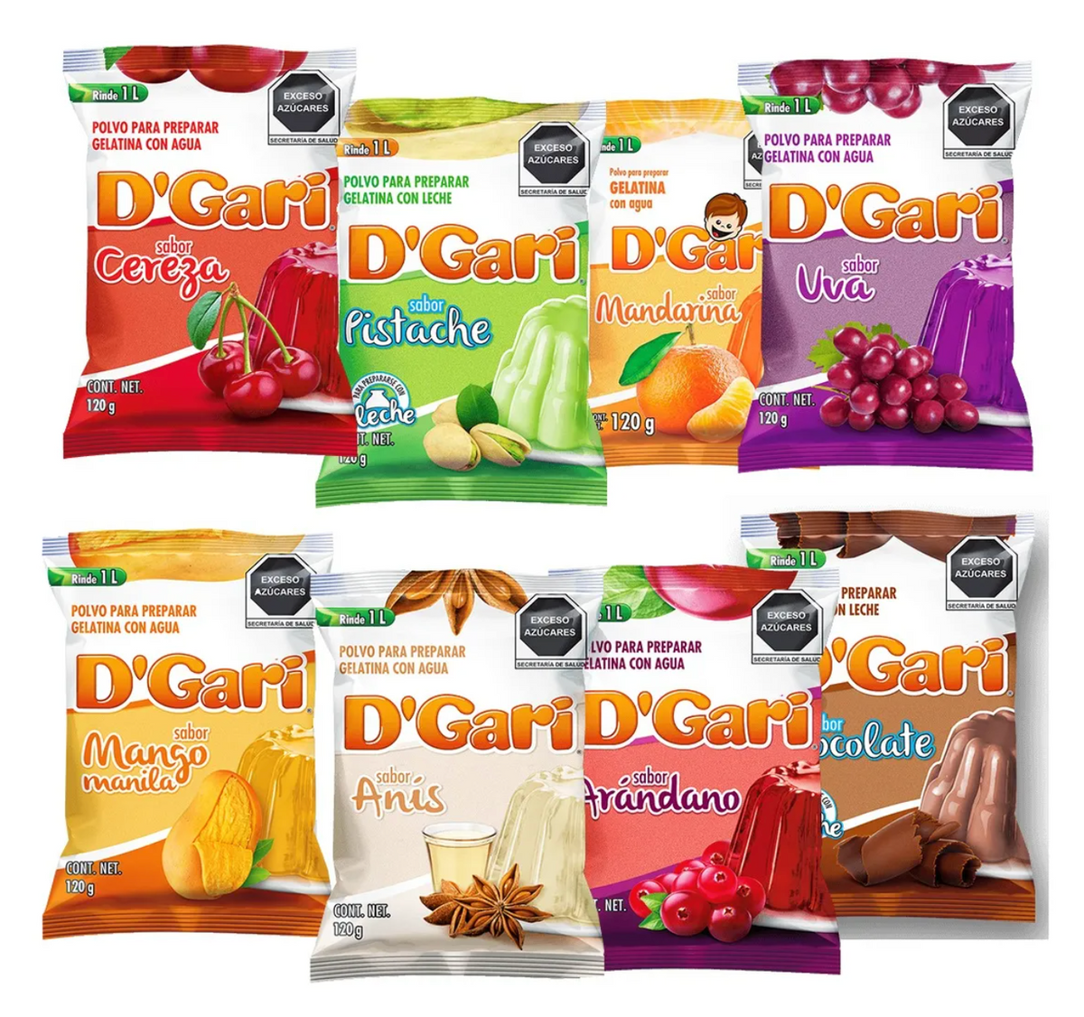 GELATINAS DE GARI