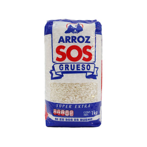 Arroz SOS grano grueso 1 kg caja x 20