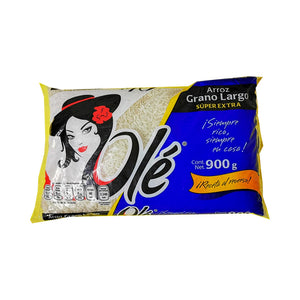 Arroz Ole grano largo 900 g pack negocio
